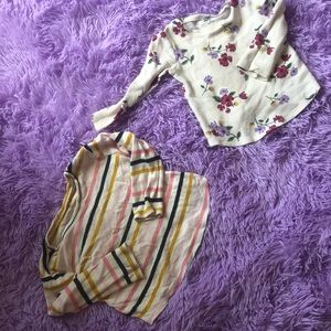 Pair of 2t Old Navy long sleeve shirts